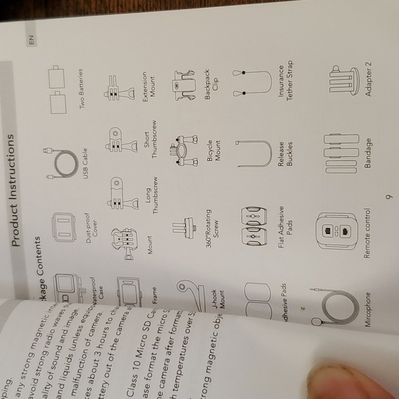 Victure Action Camera Ac700 4k 30fps/20MP - Picture 10 of 12